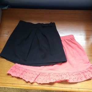 🔥SALE🔥Coral and Black Skirts